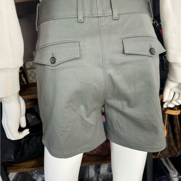 Prada $1980 Runway Embroidered Drill Shorts 38 - Picture 10 of 16